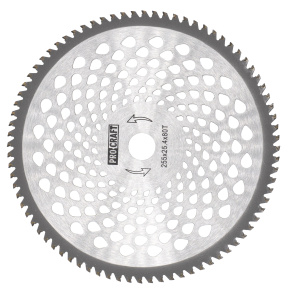 Nůž křovinořezu (kotouč) (D255*25.4) 80T karbid wolframu PROCRAFT
