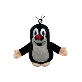 Krtek s poutkem plyš 8cm na kartě