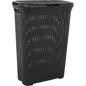 Koš na špinavé prádlo STYLE 40L tmavě šedý Koš na špinavé prádlo STYLE 40L tmavě šedý