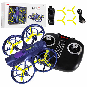 RC dron Syma X40W FPV WiFi 2.7K HD s visením, 360° kamerou a USB, 6AXIS