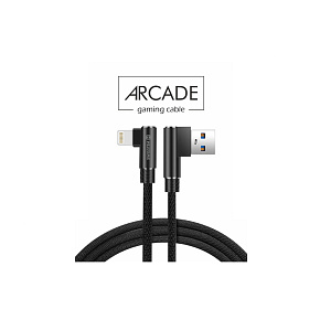 Textilní datový kabel Swissten Arcade USB / Lightning 1,2 m černý
