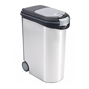Kontejner na krmivo 54l/20kg stříbrná Kontejner na krmivo 54l/20kg stříbrná
