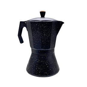 Eisenbach LSS06: Hliníková moka konvice na espresso - 6 šálků Eisenbach LSS06: Hliníková moka konvice na espresso - 6 šálků