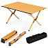Folding camping table 90x60 cm with carrying bag, MultiGarden