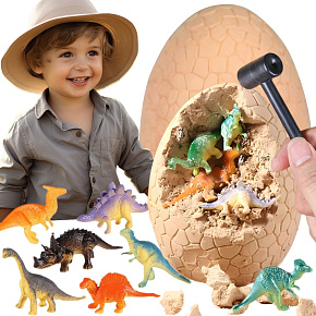 WOOPIE Vykopávka Vajíčko Dinosaura Sada Archeologa k Rozkopání 12 Dinosaurů WOOPIE Vykopávka Vajíčko Dinosaura Sada Archeologa k Rozkopání 12 Dinosaurů