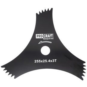 Nůž křovinořezu (D255*25.4) 3T (DRAGON) PROCRAFT