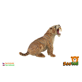 Tygr šavlozubý zooted plast 11cm Tygr šavlozubý zooted plast 11cm