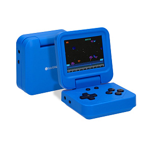 Silvergear Retro Herní Konzole - Skládací, 240 Klasických Her, Modrá Silvergear Retro Herní Konzole - Skládací, 240 Klasických Her, Modrá