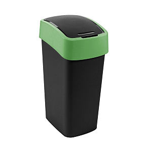 Odpadkový koš FLIP BIN 45l černý/zelený Odpadkový koš FLIP BIN 45l černý/zelený