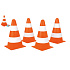 Kužely dopravní dětské 4ks plast 13x13x23cm 24m+
