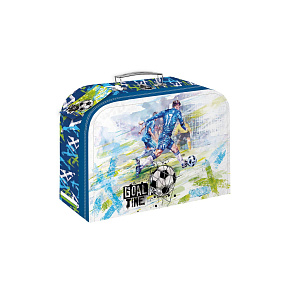 Kufřík/Kufr školní papírový Goal time 35x23x10cm