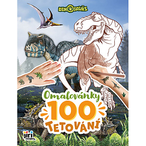 Omalovánky a 100 tetování Dinosauři Omalovánky a 100 tetování Dinosauři