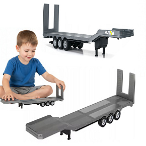 Přívěs návěs Huina 1502 měřítko 1:18 pro Scania 1501 dálkově ovládaný