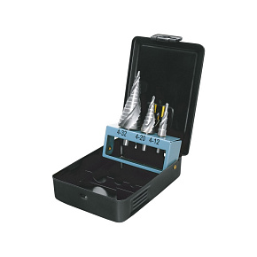 Proteco - 90.42-ST89 - sada stupňovitých vrtáků ST51,ST52,ST53 spirál. drážka