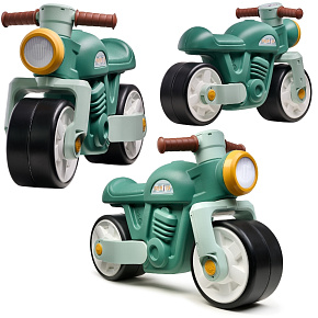 FALK Odrážedlo Motocykl Běhový Vintage Zelený 1-3 roky