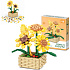 Lebula stavebnice sada 550 ks prvků kytice květin slunečnice
