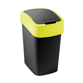 Odpadkový koš FLIP BIN 9l černý/žlutý Odpadkový koš FLIP BIN 9l černý/žlutý