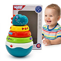 WOOPIE BABY Senzorická hračka Dino Skládačka Pyramida pro kojence