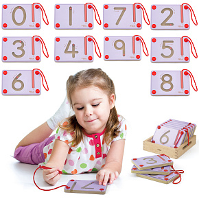VIGA Magnetické Tabulky Učení Psát Číslice Certifikát FSC Montessori VIGA Magnetické Tabulky Učení Psát Číslice Certifikát FSC Montessori