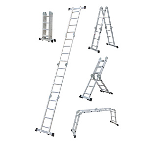 Žebřík hliníkový multifunkční skládací 1x12 346cm PLA4.346 Procraft Žebřík hliníkový multifunkční skládací 1x12 346cm PLA4.346 Procraft