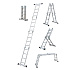 Žebřík hliníkový multifunkční skládací 1x12  346cm  PLA4.346  Procraft