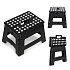 Folding stool, 1-step plastic stool, 22 cm