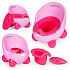 Potty toilet seat for children, removable insert, non-slip legs, pink, ECOTOYS