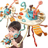 WOOPIE BABY Zabawka Sensoryczna Montessori Gryzak Grzechotka Wielofunkcyjny Lis