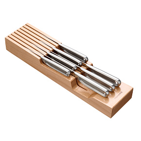 Dřevěný blok na nože do šuplíku Dřevěný blok na nože do šuplíku