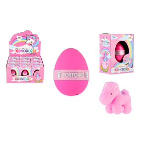 Vejce líhnoucí a rostoucí jednorožec 6cm v krabičce 7,5x10,5x5 v 12 ks v boxu Vejce líhnoucí a rostoucí jednorožec 6cm v krabičce 7,5x10,5x5 v 12 ks v boxu