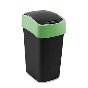 Odpadkový koš FLIP BIN 25l černý/zelený Odpadkový koš FLIP BIN 25l černý/zelený