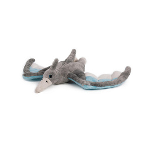 Pterosaur dinosaurus plyš 29x18cm šedivý 0m+ Pterosaur dinosaurus plyš 29x18cm šedivý 0m+