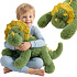 WOOPIE Zátěžový plyšový dinosaurus, antistresová senzorická hračka, těžký plyšák 65cm 1500g