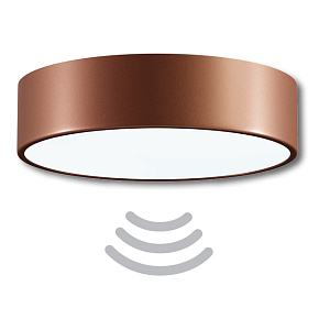 TEMAR Stropní svítidlo 00141 CLEO 300 +čidlo HF IP54 MD měděná 2xE27