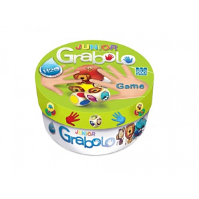 Grabolo junior společenská hra v plechové krabičce 9x9x5cm 8ks v boxu STRAGOO