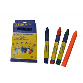 Lesnická křída Bleispitz 12mm - modrá, (cena za balení=12 ks)
