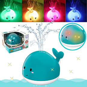 WOOPIE Velrybka Fontána Hračka do Koupelny - Modrá