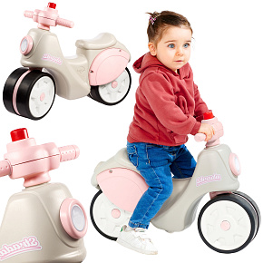 FALK Odrážedlo Scooter Strada Retro Pro Holčičky Tiché Pneumatiky od 1 Roku FALK Odrážedlo Scooter Strada Retro Pro Holčičky Tiché Pneumatiky od 1 Roku
