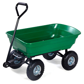 Herzberg HG-8028-50: 50L Kolečkový Vozík na Vyklápění Herzberg HG-8028-50: 50L Kolečkový Vozík na Vyklápění