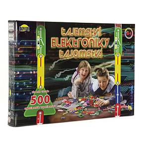 Tajemství elektroniky 500 experimentů na baterie v krabici 42x28,5x4cm od 6 let