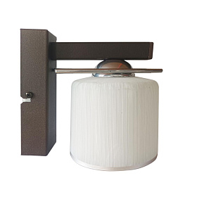 Lemir Nástěnné svítidlo O2150 K1 CRW Mario nástěník, wenge + chrom