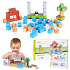 Magnetic Construction Blocks Set for Children 87 Pieces Cubes