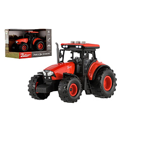 Traktor Zetor plast 9x14cm na setrvačník na bat. se světlem se zvukem v krabici 18x12x10,5cm Traktor Zetor plast 9x14cm na setrvačník na bat. se světlem se zvukem v krabici 18x12x10,5cm
