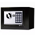 Herzberg HG-03848: Elektronický digitální ocelový bezpečnostní trezor - 17x23x17cm