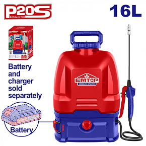 Aku tlakový postřikovač 20V 16L solo