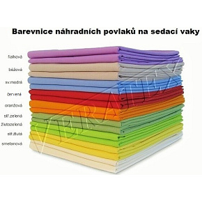 VERATEX Náhradní povlak na sedací vak 140 x 180 x 30cm Klasik VERATEX Náhradní povlak na sedací vak 140 x 180 x 30cm Klasik