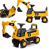 Lebula jezdítko tlačítko chodítko bagr Nakladač cat 3v1 autíčko auto velké pro děti
