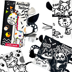 WOOPIE BABY Kontrastní smyslová knížka pro kojence