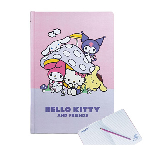 Blok A5 Hello Kitty a přátelé 14,5x21cm 6ks v boxu Blok A5 Hello Kitty a přátelé 14,5x21cm 6ks v boxu