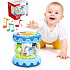 WOOPIE BABY Bubínek Hrací skříňka Projektor 3v1 Hudební hračka pro kojence + Váleček Roller pro učení lezení
